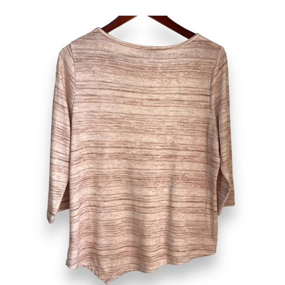 COPY - Ricki’s pale pink 3/4 sleeve top size large - Picture 2 of 10